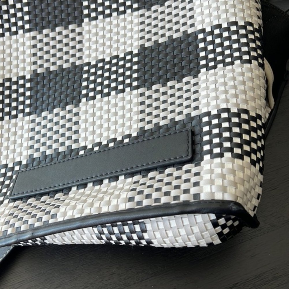 PROENZA SCHOULER Large Morris Woven Plaid Tote - Picture 6 of 9